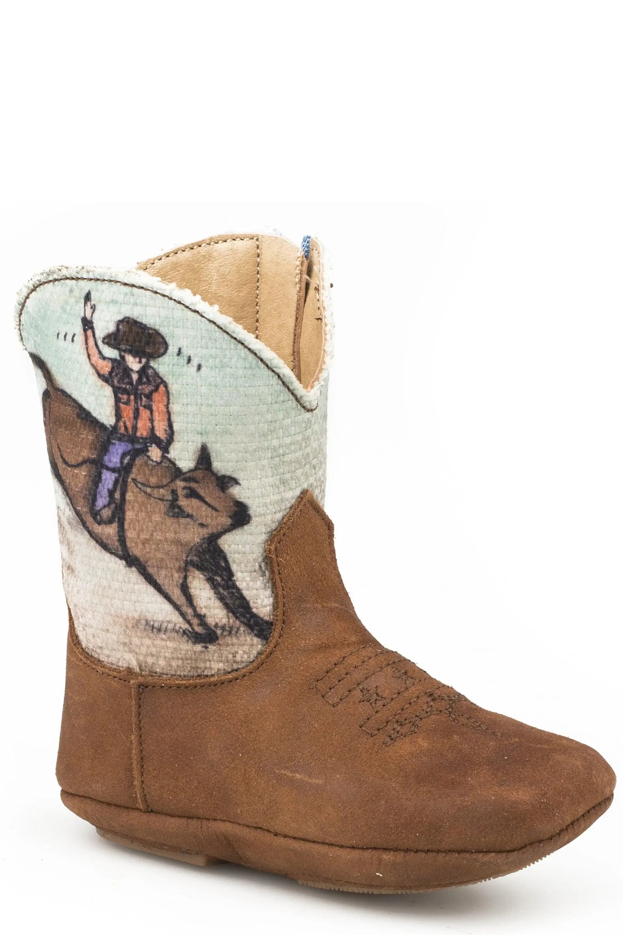 ROPER INFANT ROPER BOYS SOFT BROWN LEATHER VAMP - Roper - Flyclothing LLC