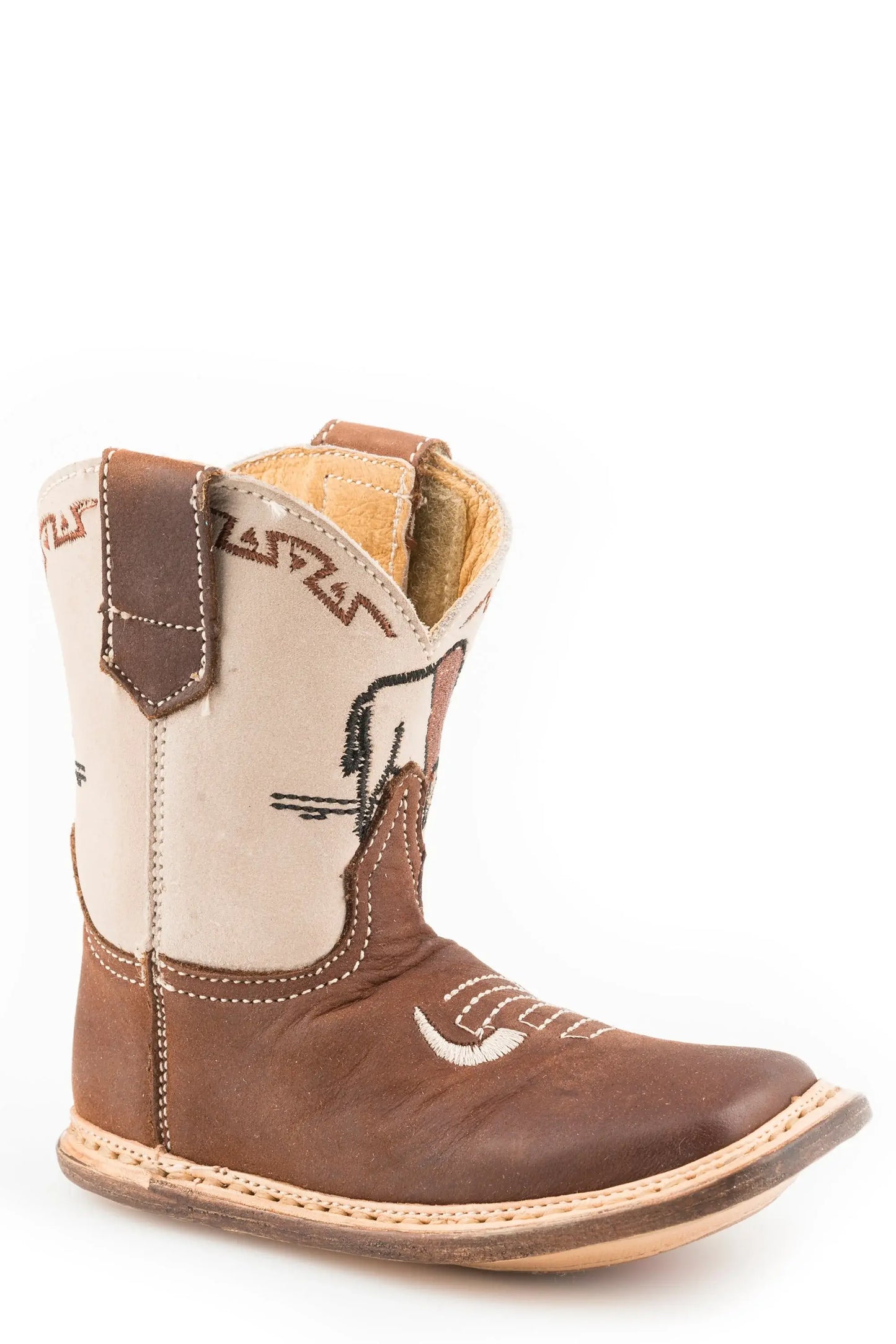 Roper Infant Boys Brown Vamp Cowbaby - Roper - Flyclothing LLC