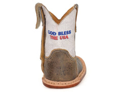 Roper Infant Boys Vintage Brown Leather Vamp Boot - Roper