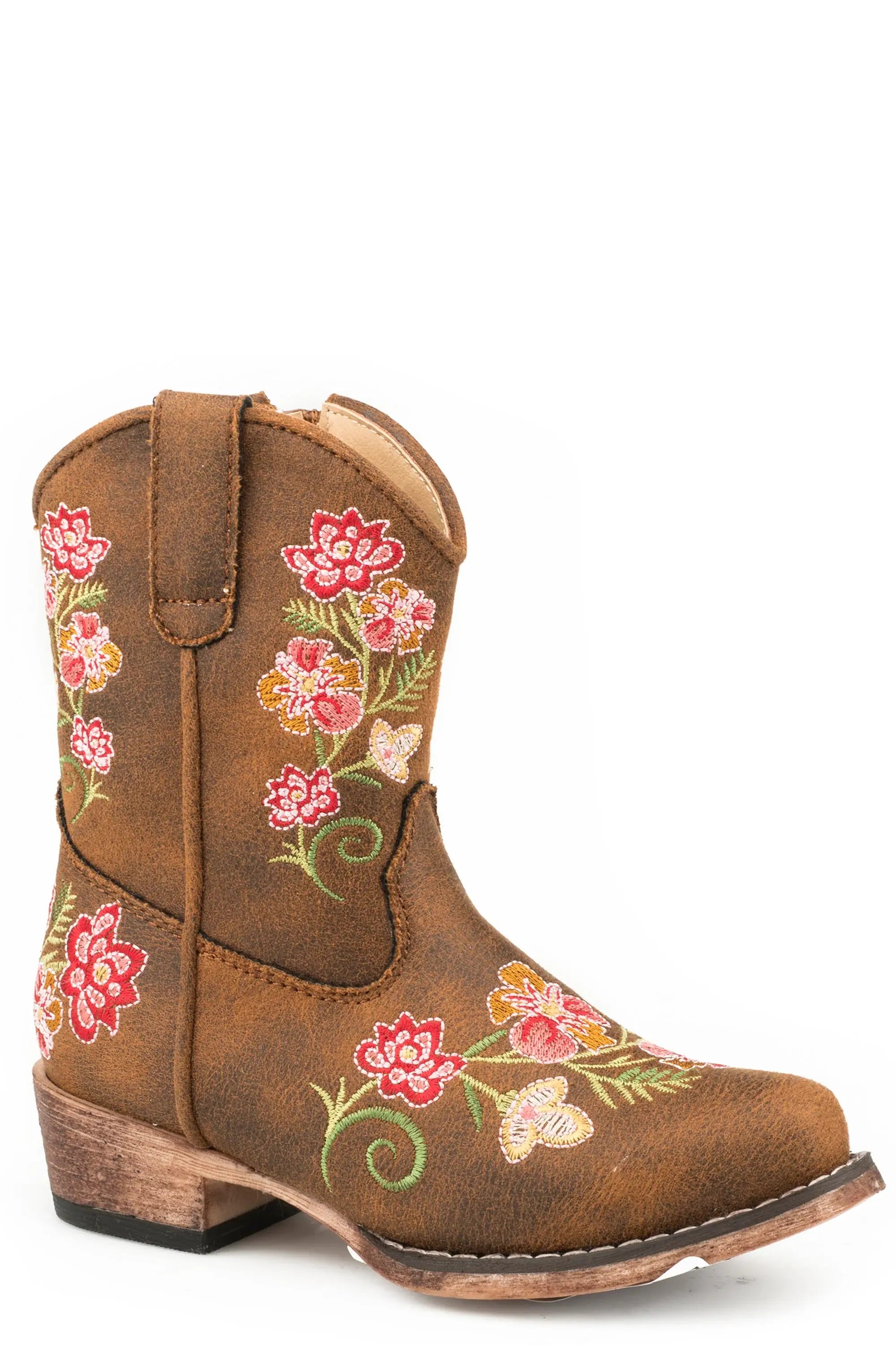 Roper Girls Toddler Vintage Cognac Faux Leather - Roper - Flyclothing LLC