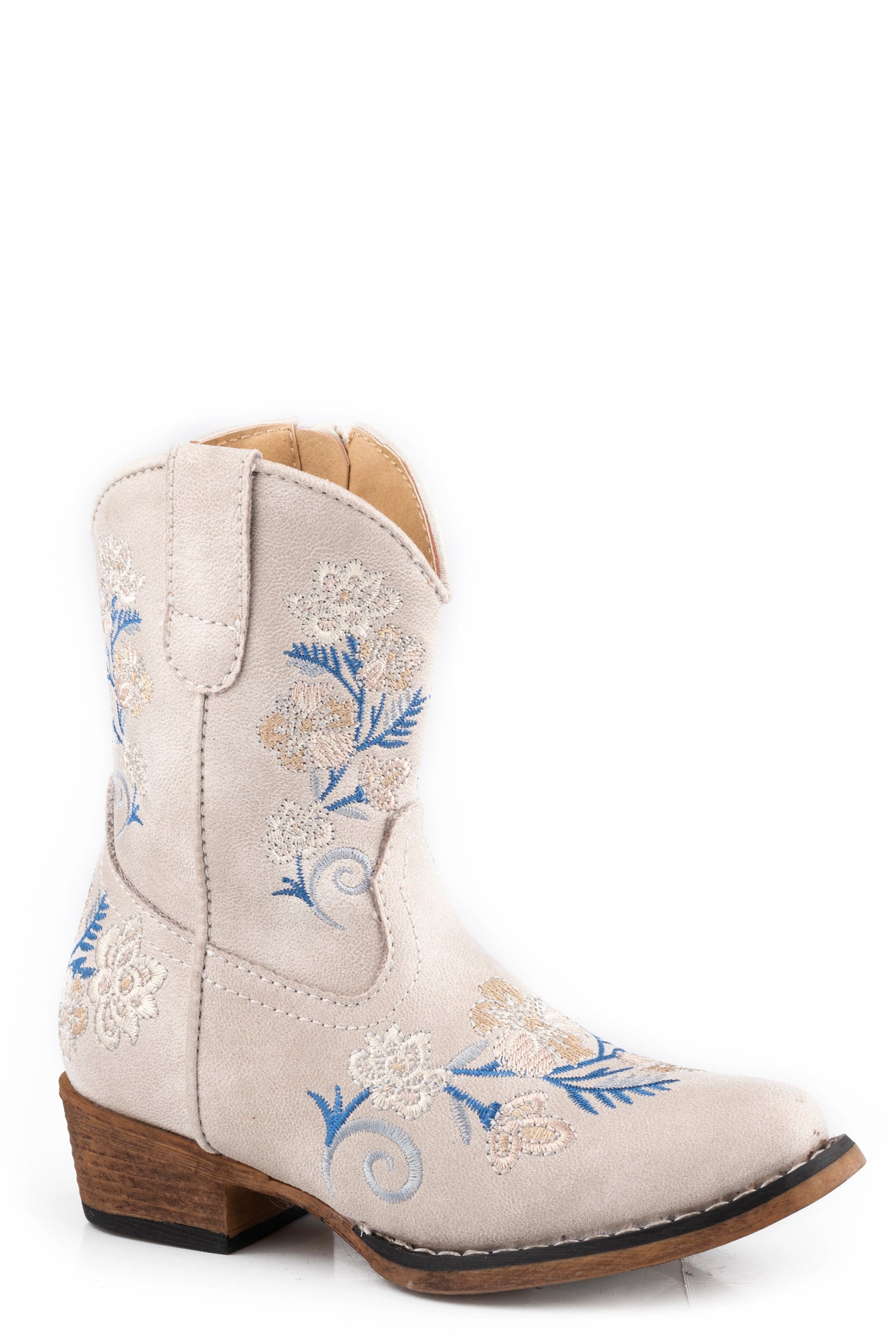 Roper Girls Toddler Vintage White Textile All Over - Roper