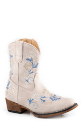 Roper Girls Toddler Vintage White Textile All Over - Roper