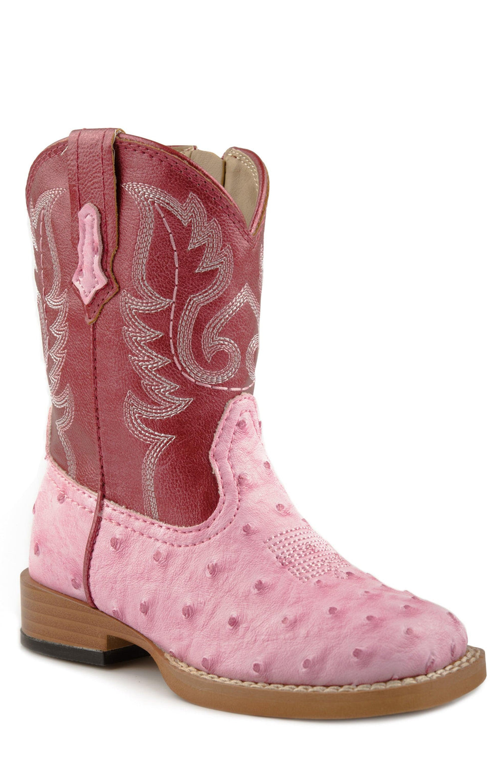 Roper Girls Toddler Pink Faux Leather - Roper