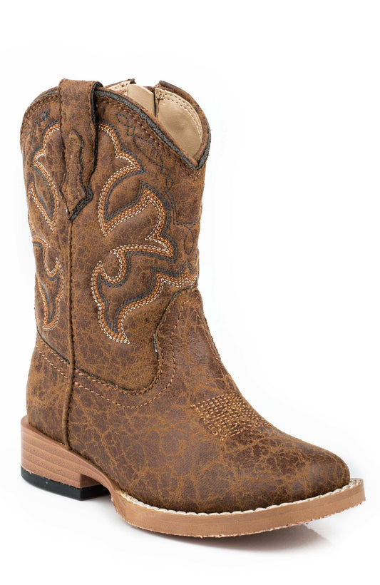Roper Boys Toddler Tan Vintage Faux Leather - Roper - Flyclothing LLC