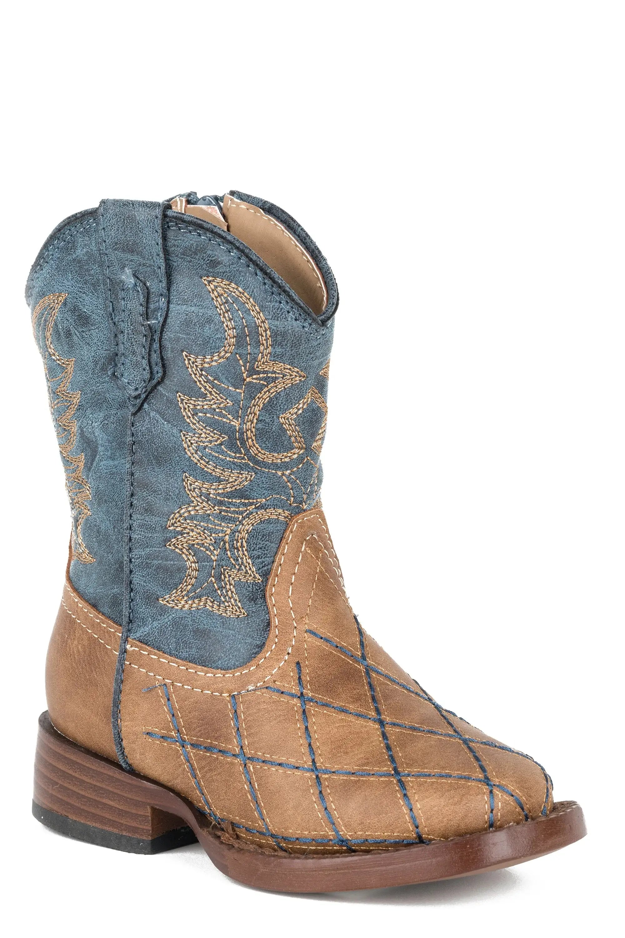 Roper Boys Toddler Tan And Navy - Roper - Flyclothing LLC
