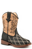 Roper Boys Toddler Black Vamp Tan Upper - Roper