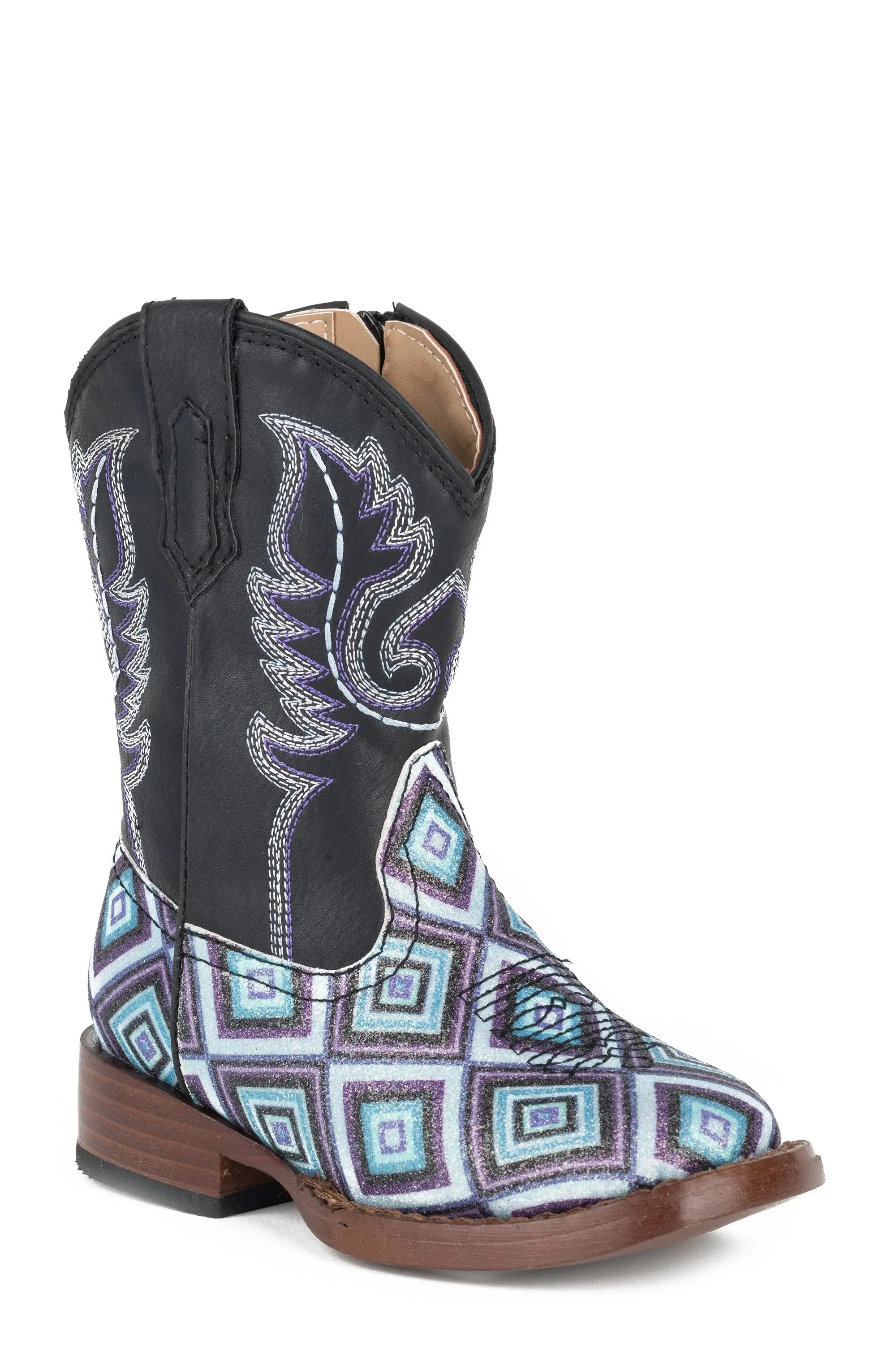 Roper Girls Toddler Geometric Glitter - Roper - Flyclothing LLC