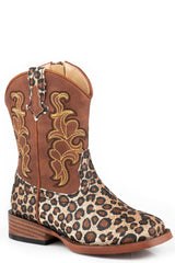 Roper Girls Toddler Cognac Shaft With Western Stitch - Roper