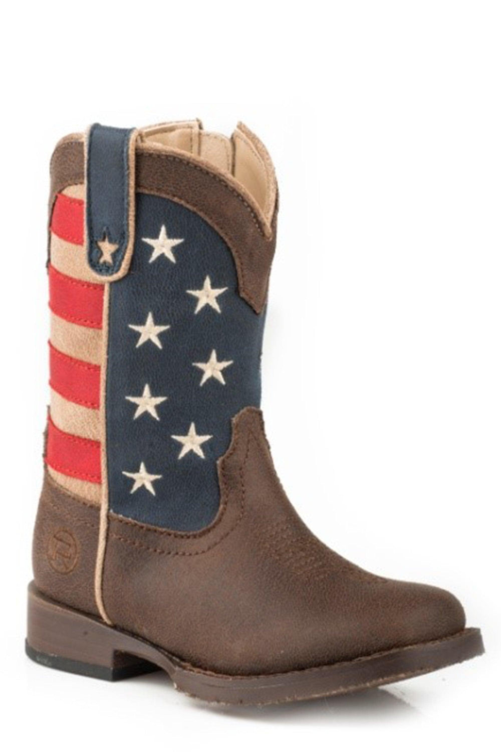 Roper Boys Toddler Red White And Blue Flag - Roper