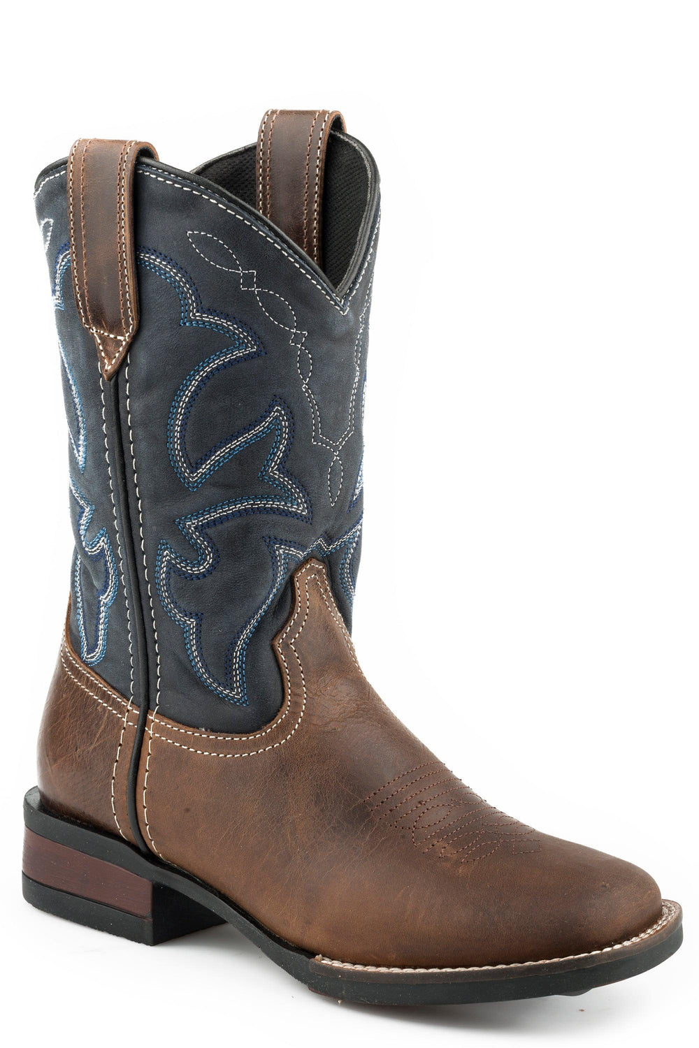 Roper Little Boys Brown Burnished Leather - Roper