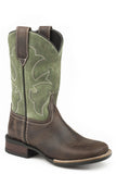 ROPER LITTLE ROPER BOYS BROWN OILED LEATHER VAMP - Roper