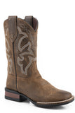 Roper Little Boys Beige Oiled Suede Leather Boot - Roper