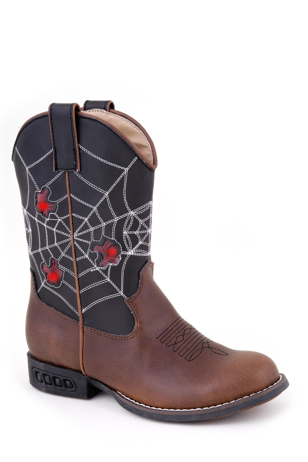 Roper Little Girls Spider Brown And Black - Roper