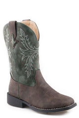 Roper Little Boys Vintage Brown Vamp - Roper