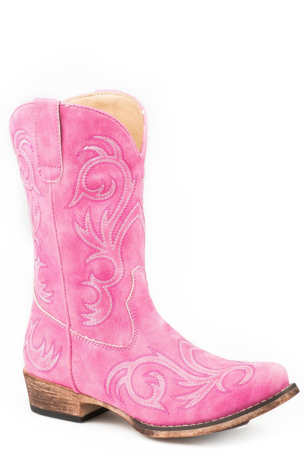Roper Little Girls Western With All Over Embroidery - Roper