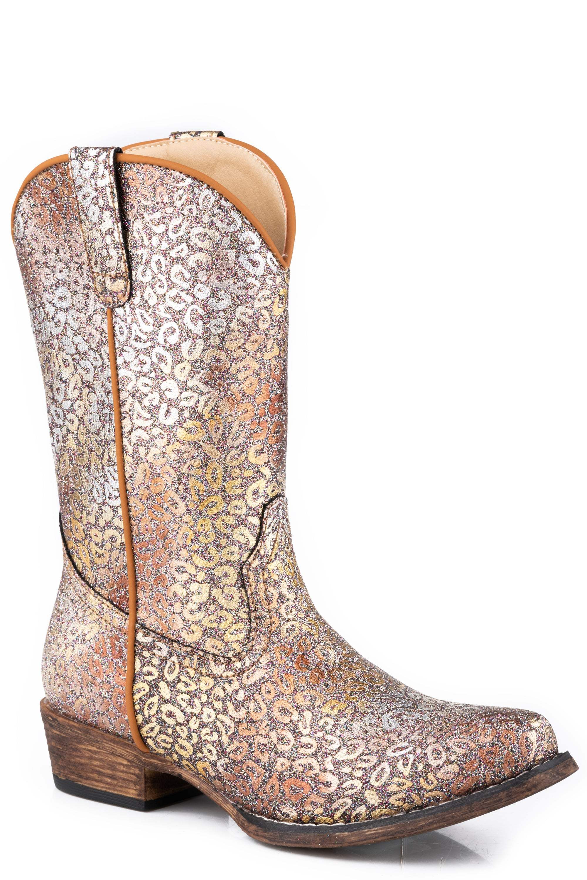 Roper Little Girls Snip Toe All Over Leopard Print - Roper - Flyclothing LLC