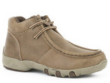 ROPER LITTLE ROPER BOYS TAN VINTAGE LEATHER CHUKKA - Roper