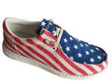 Roper Little Boys Upper All-Over Flag Design - Roper
