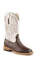 ROPER LITTLE ROPER BOYS FAUX BROWN AND WHIST OSTRICH - Roper - Flyclothing LLC