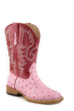 Roper Little Girls Pink Faux Leather - Roper