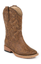 ROPER LITTLE ROPER BOYS ALL OVER TAN VINTAGE FAUX LEATHER - Roper - Flyclothing LLC
