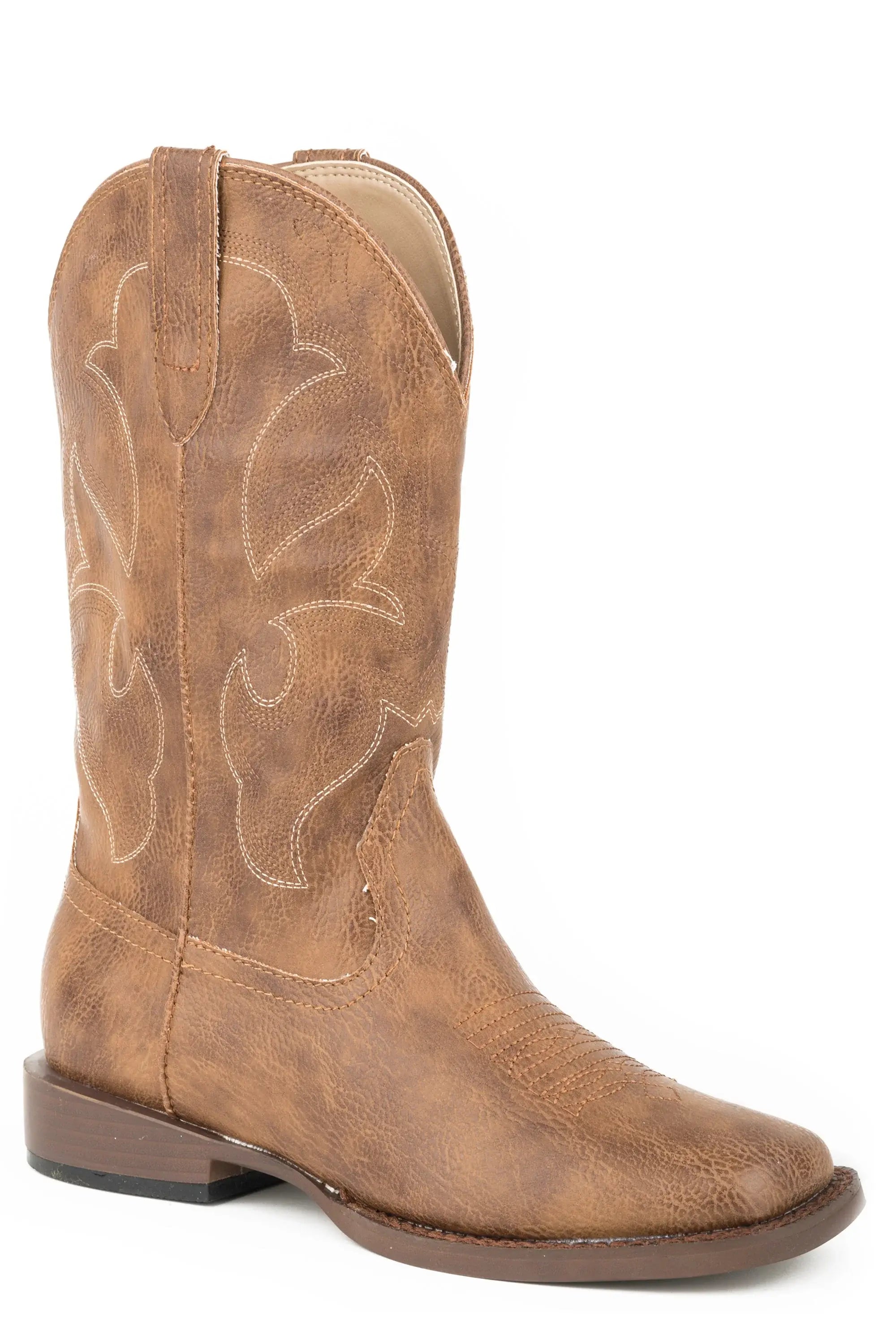 Roper Little Boys Faux Tan Tumbled Leather - Roper - Flyclothing LLC