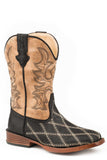 Roper Little Boys Black Vamp Tan Upper - Roper - Flyclothing LLC