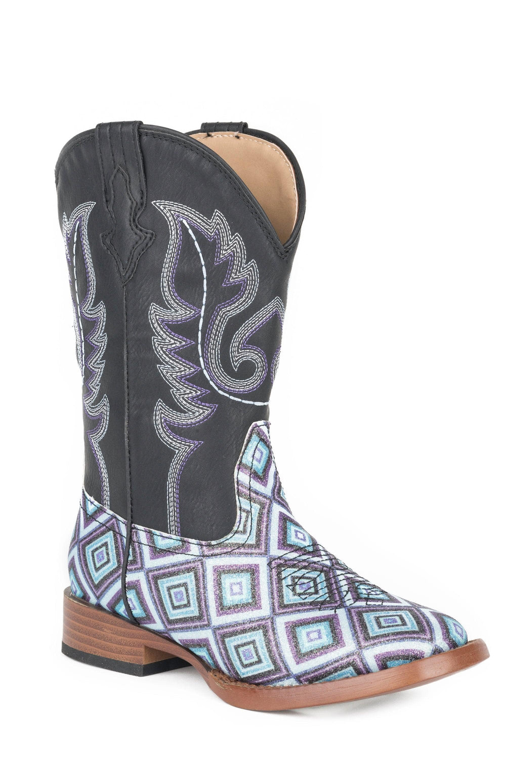 Roper Little Girls Geometric Glitter - Roper