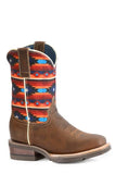 Roper Little Boys Oiled Brown Leather Vamp - Roper