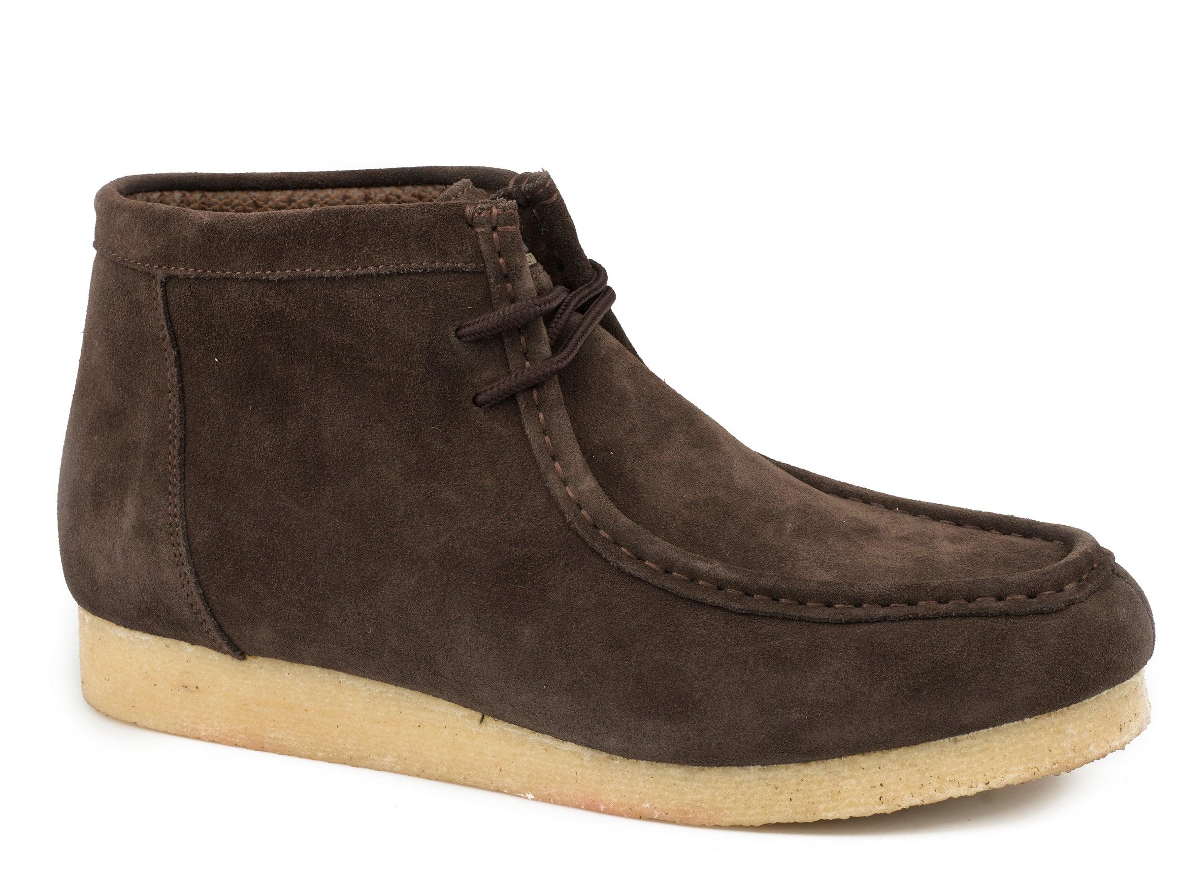 Roper Mens Brown Suede Leather - Roper