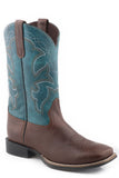 Roper Mens Brown Tumbled Leather Vamp - Roper