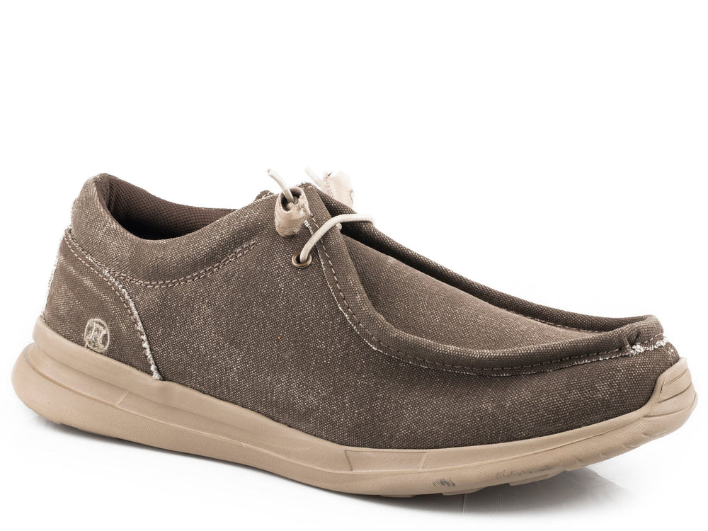 Roper Mens Brown Canvas Upper - Roper