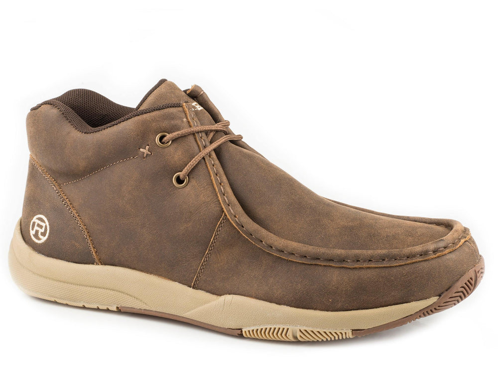 Roper Mens Swifter Sole Chukka Brown Vintage Leather - Roper