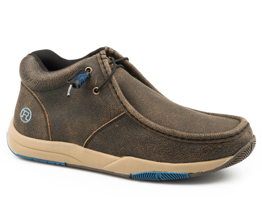Roper Mens Brown Distressed Leather - Roper