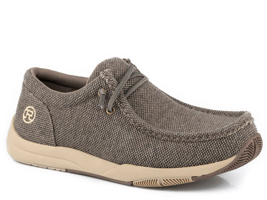 Roper Mens Brown Canvas Upper - Roper