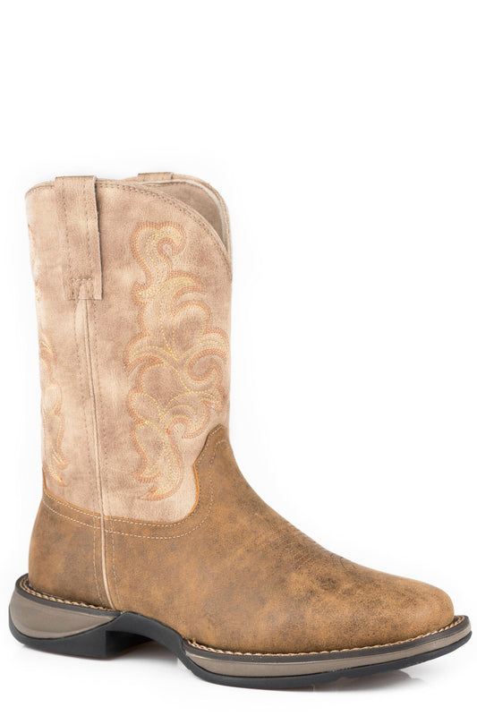 Roper Mens Tan Vamp With Beige Shaft - Roper