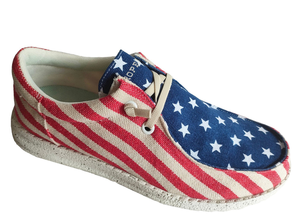 Roper Mens Upper All-Over Flag Design - Roper