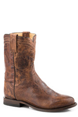 Roper Mens Waxy Tan Leather Vamp And Shaft - Roper