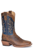 Roper Mens Waxy Tan Leather Vamp White Crown - Roper