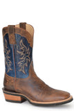 Roper Mens Crowntan Leather Vamp White Crown Boo - Roper