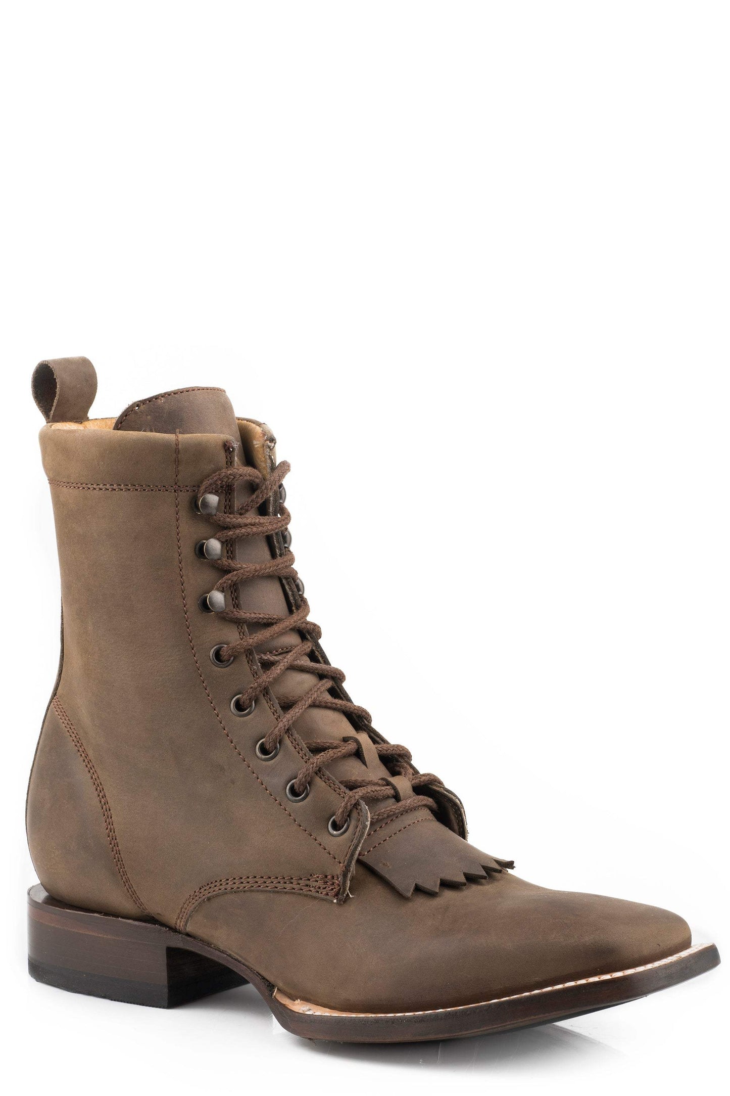 Roper Mens Oiled Brown Leather Vamp And Shaft - Roper - Flyclothing LLC