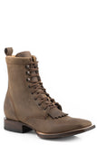 Roper Mens Oiled Brown Leather Vamp And Shaft - Roper