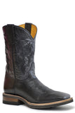 Roper Mens Marbled Black Leather Vamp And Shaft - Roper