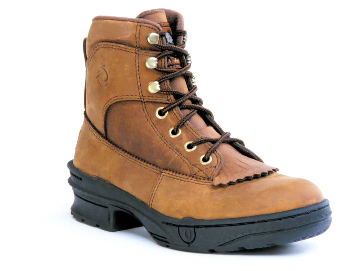Roper Womens Kiltie Crossrider Rocky Brown With Steel Shank - Roper - Flyclothing LLC