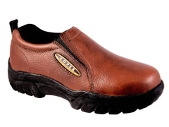 Roper Womens Performance Slip On Bay Brown Tumbled Leather