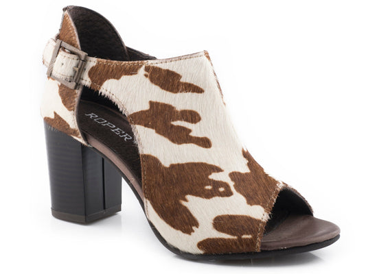 Roper Womens Brown Cow Hair On Hide Leather - Roper