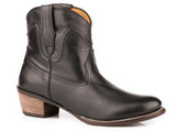 Roper WOMENS SOFT BLACK BURNISHED LEATHER - Roper