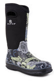 Roper Womens Barn Boot Paisley Print With Black Neoprene Upper - Roper