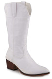 Roper Womens White Smooth Faux Leather - Roper