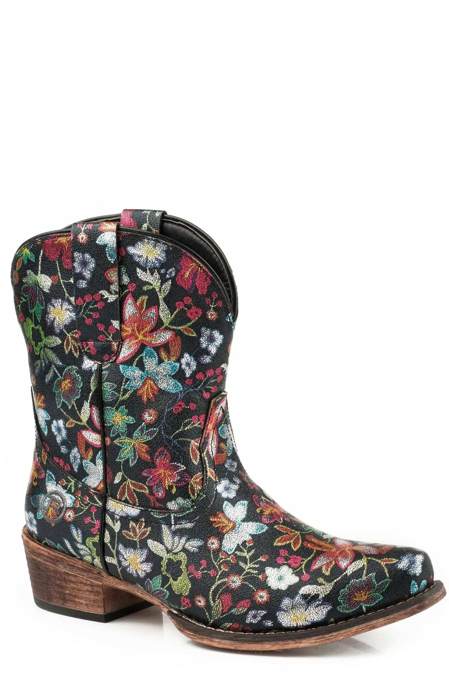 Roper Womens Snip Toe All Over Floral Gold - Roper - Flyclothing LLC